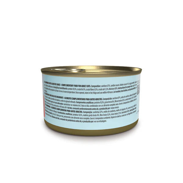 Schesir Grill Pate' Cat Can Sardines In Lobster Sauce 70g
