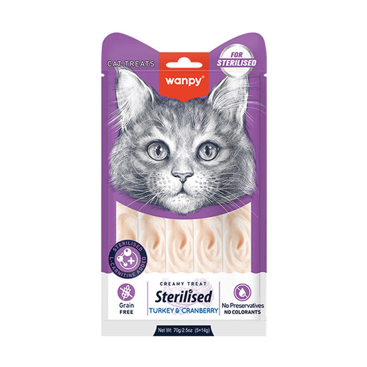 Wanpy Creamy Treat For Sterilized Turkey & Cranberry