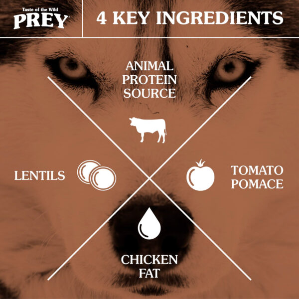 Taste of the Wild PREY Angus Beef Limited Ingredient Formula