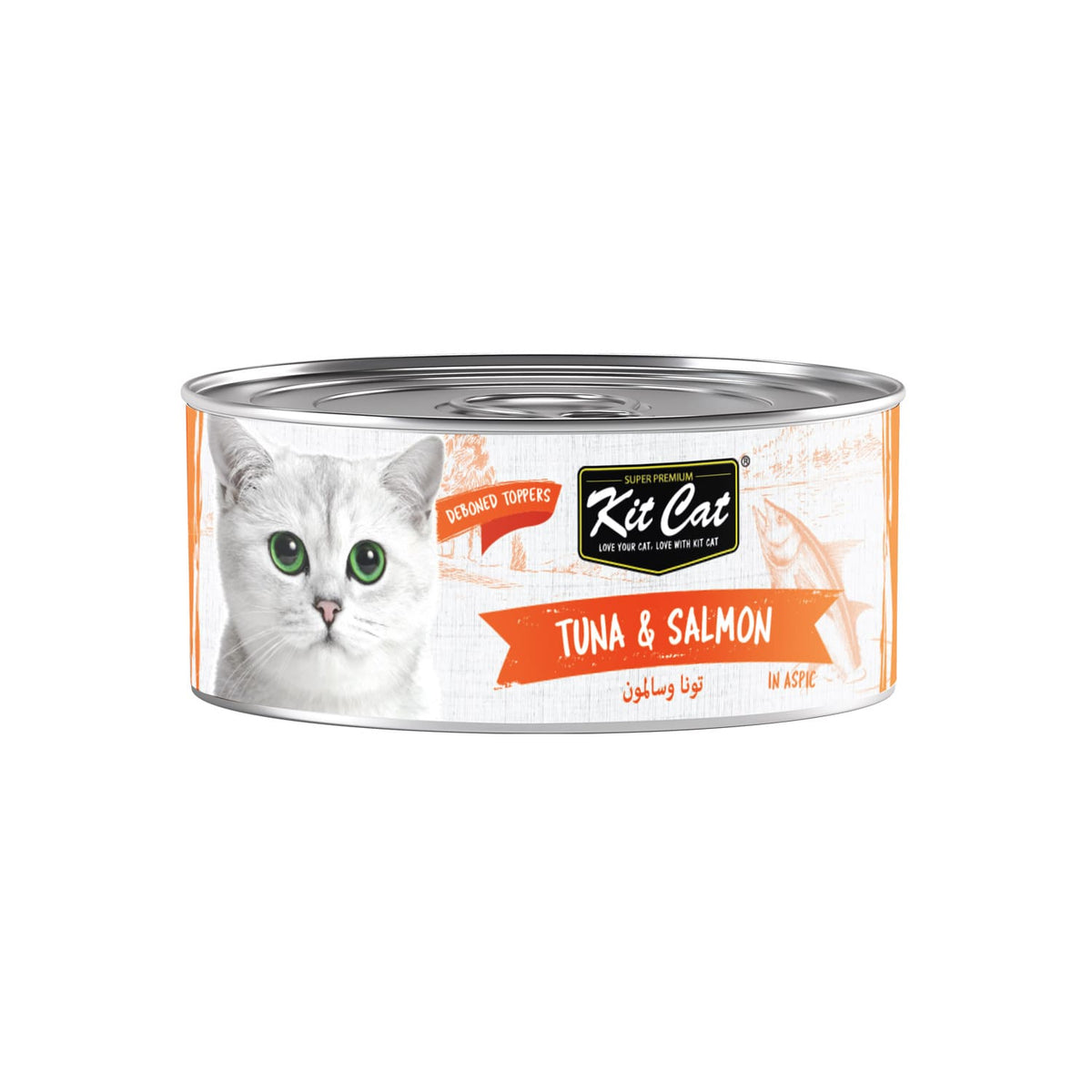 Kit Cat Deboned Tuna & Salmon Toppers 6x50g