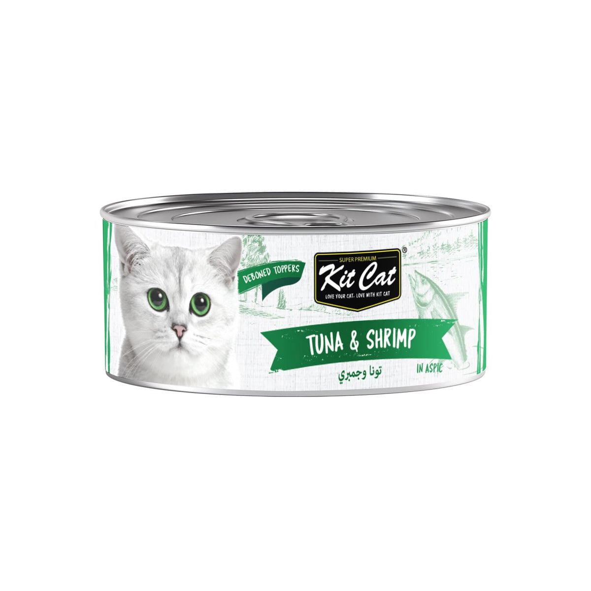 Kit Cat Deboned Tuna & Shrimp Toppers 6x50g