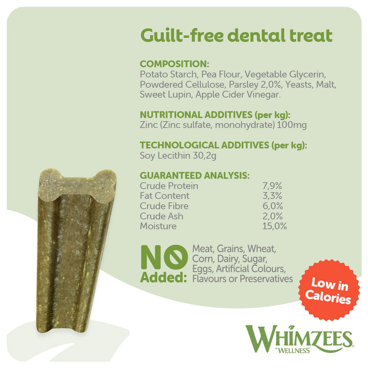 Whimzees Soft Daily Dental Dog Treats Value Bag - Small (28 pcs)