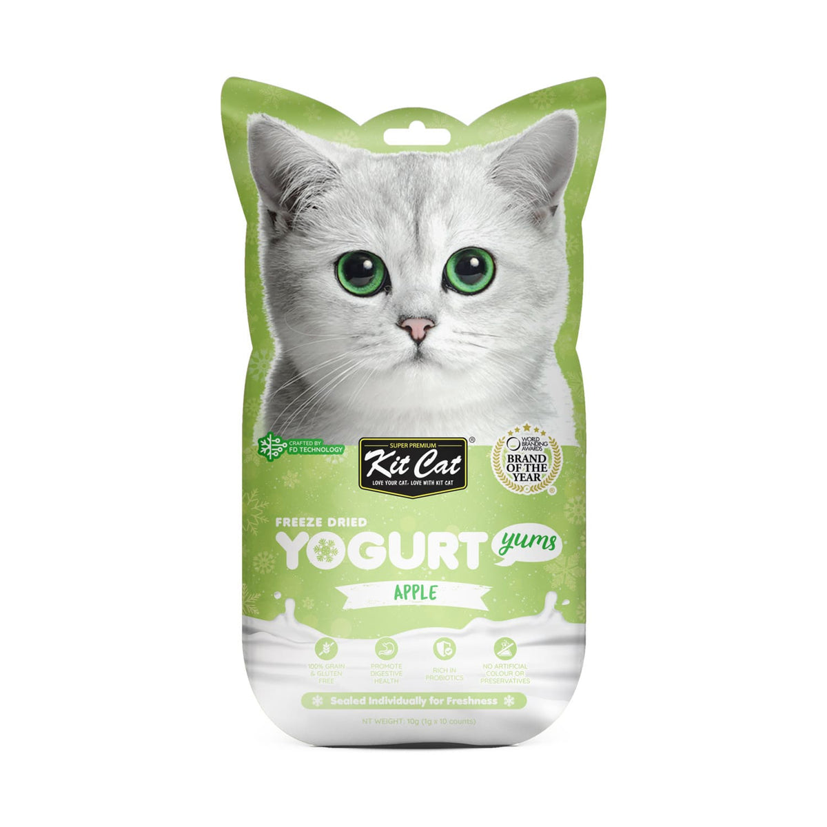 Kit Cat Freeze Dried Yogurt Yums - Apple