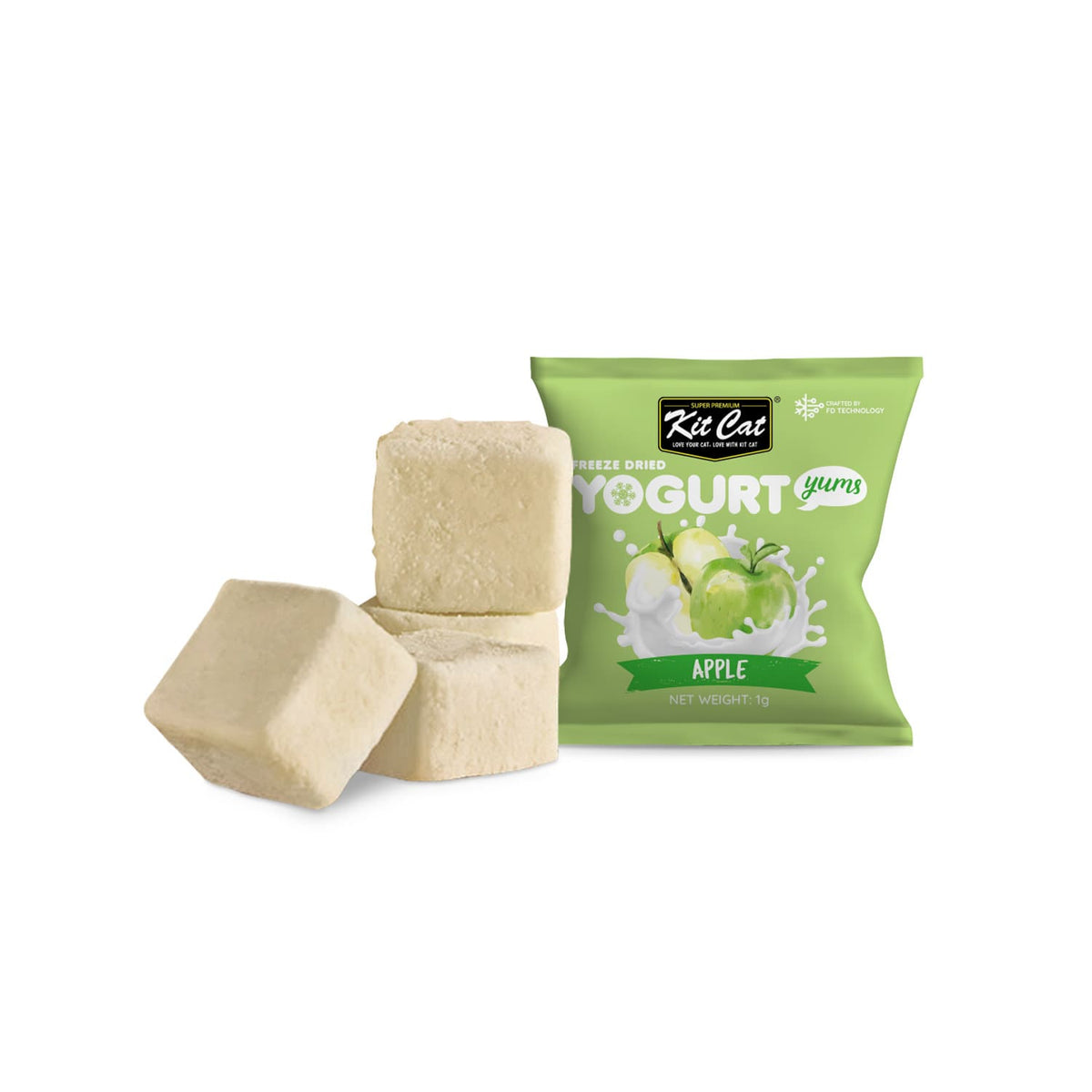 Kit Cat Freeze Dried Yogurt Yums - Apple