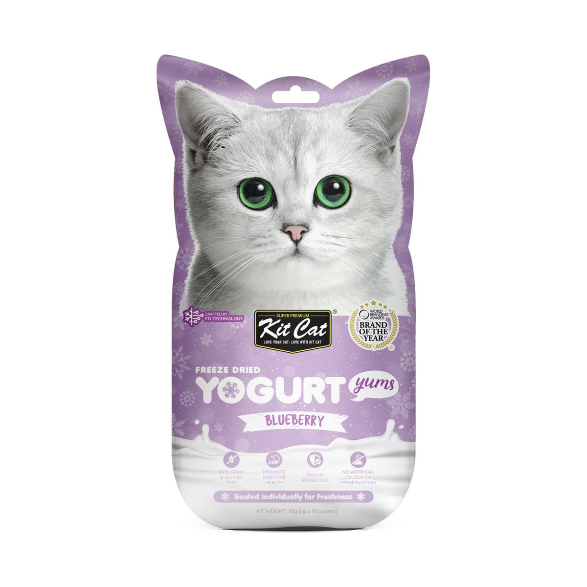 Kit Cat Freeze Dried Yogurt Yums - Blueberry