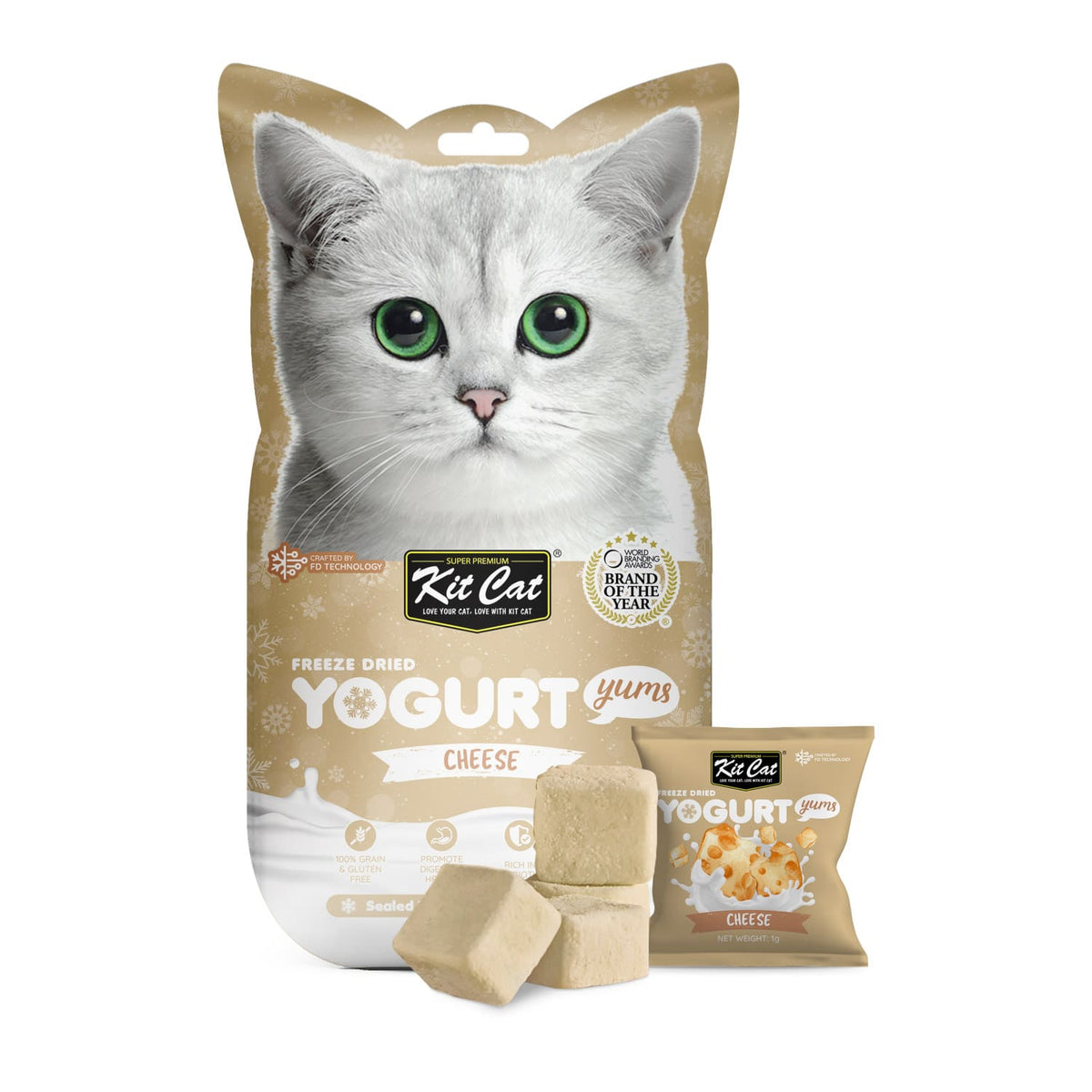 Kit Cat Freeze Dried Yogurt Yums - Cheese
