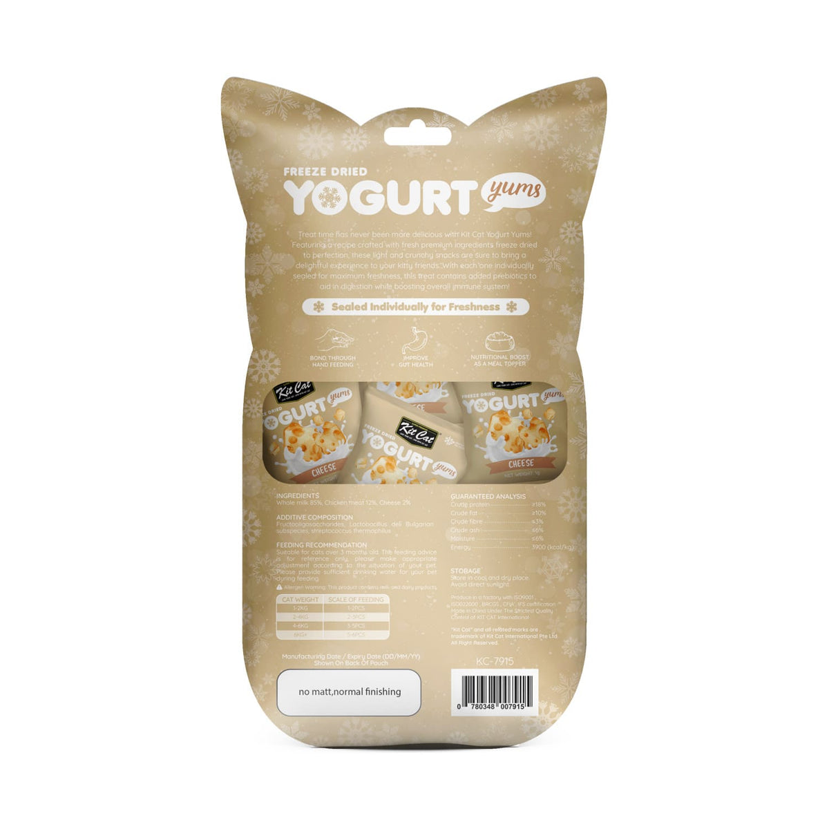 Kit Cat Freeze Dried Yogurt Yums - Cheese