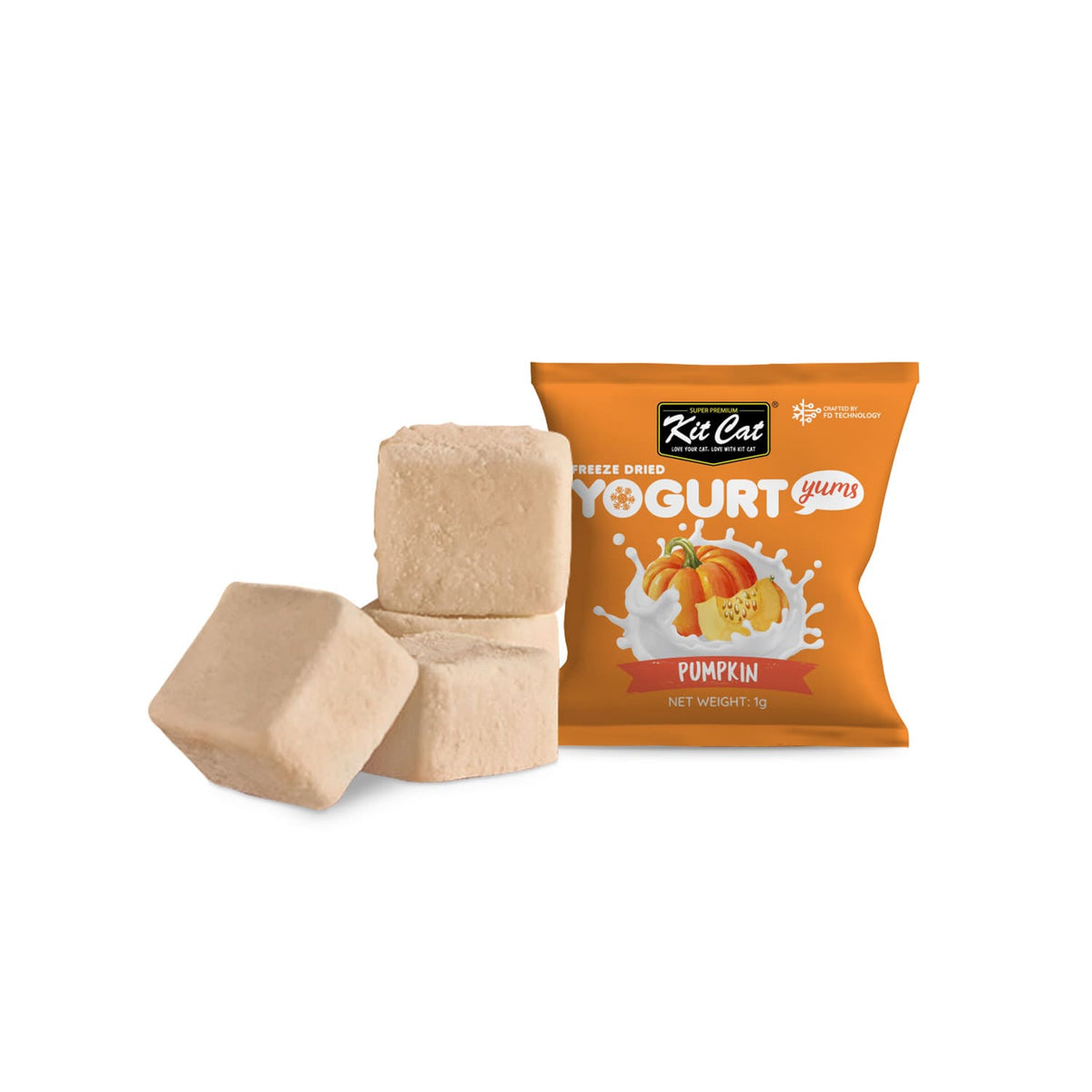 Kit Cat Freeze Dried Yogurt Yums - Pumpkin