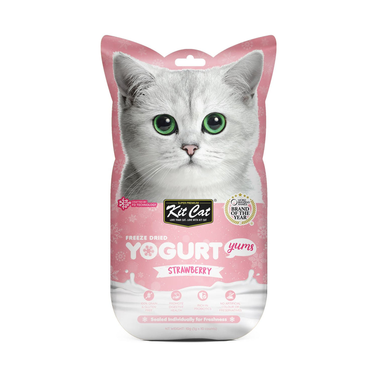 Kit Cat Freeze Dried Yogurt Yums - Strawberry