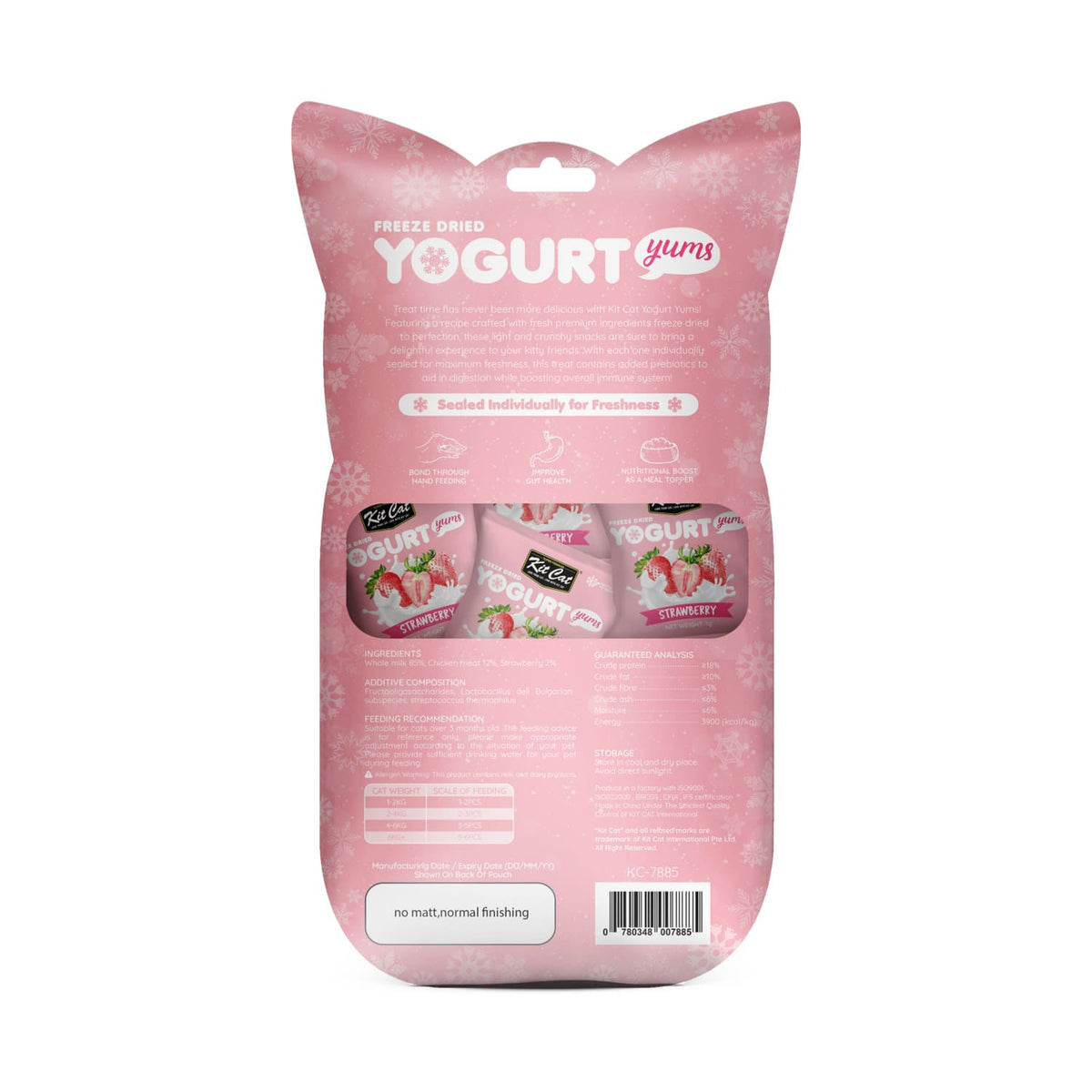 Kit Cat Freeze Dried Yogurt Yums - Strawberry