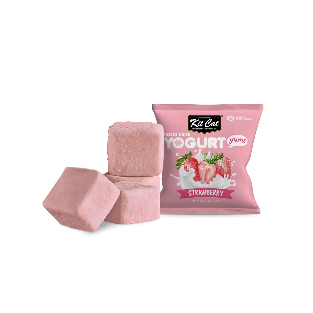 Kit Cat Freeze Dried Yogurt Yums - Strawberry