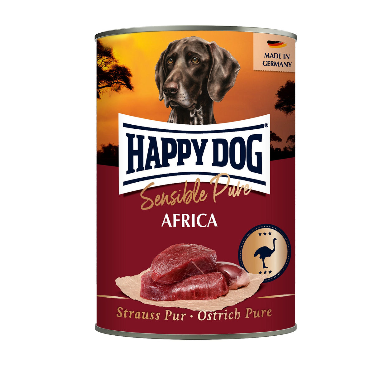 Happy Dog Sensible Pure Africa - Ostrich 400g