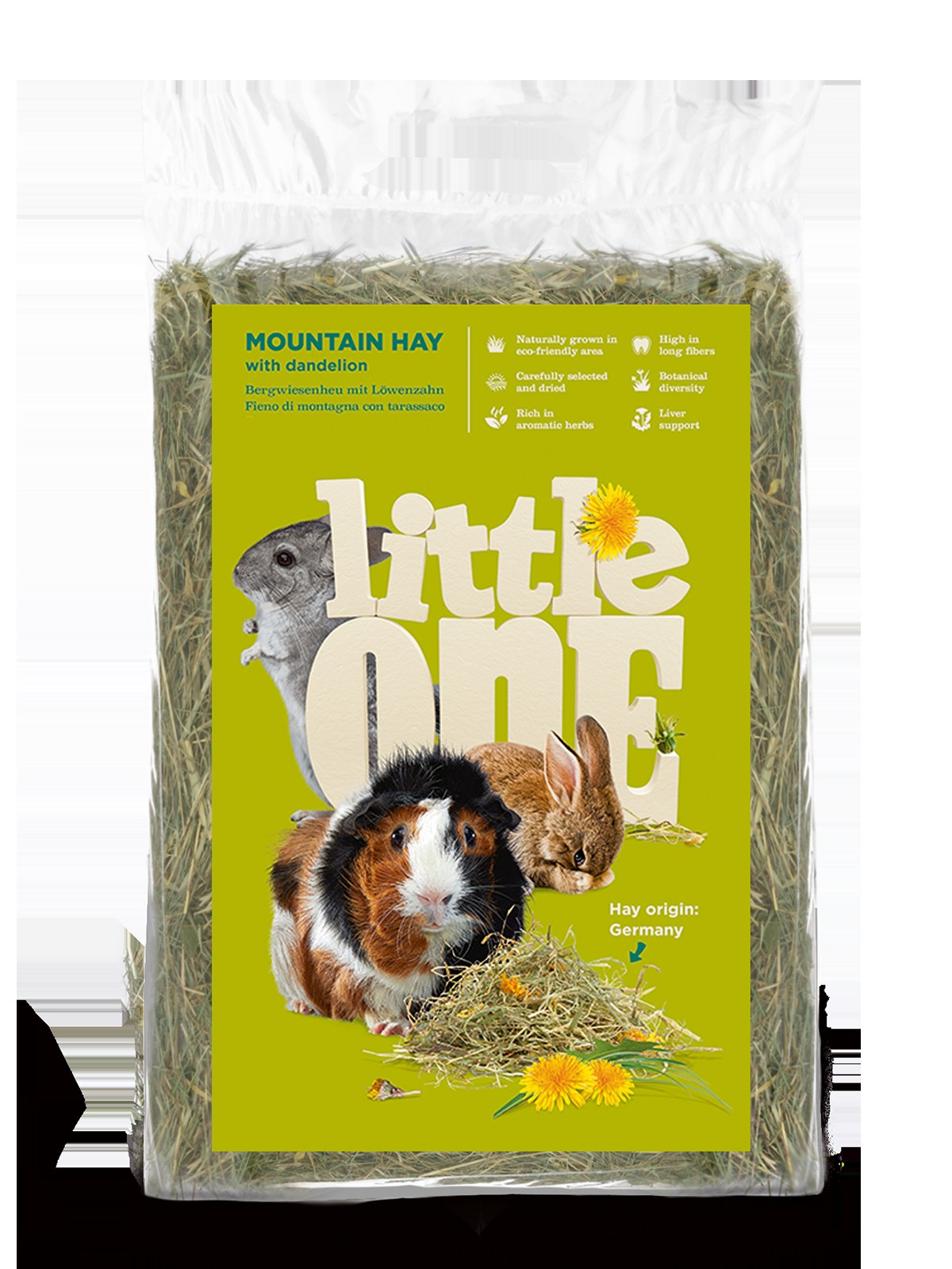 Little One Mountain hay with dandelion 400g