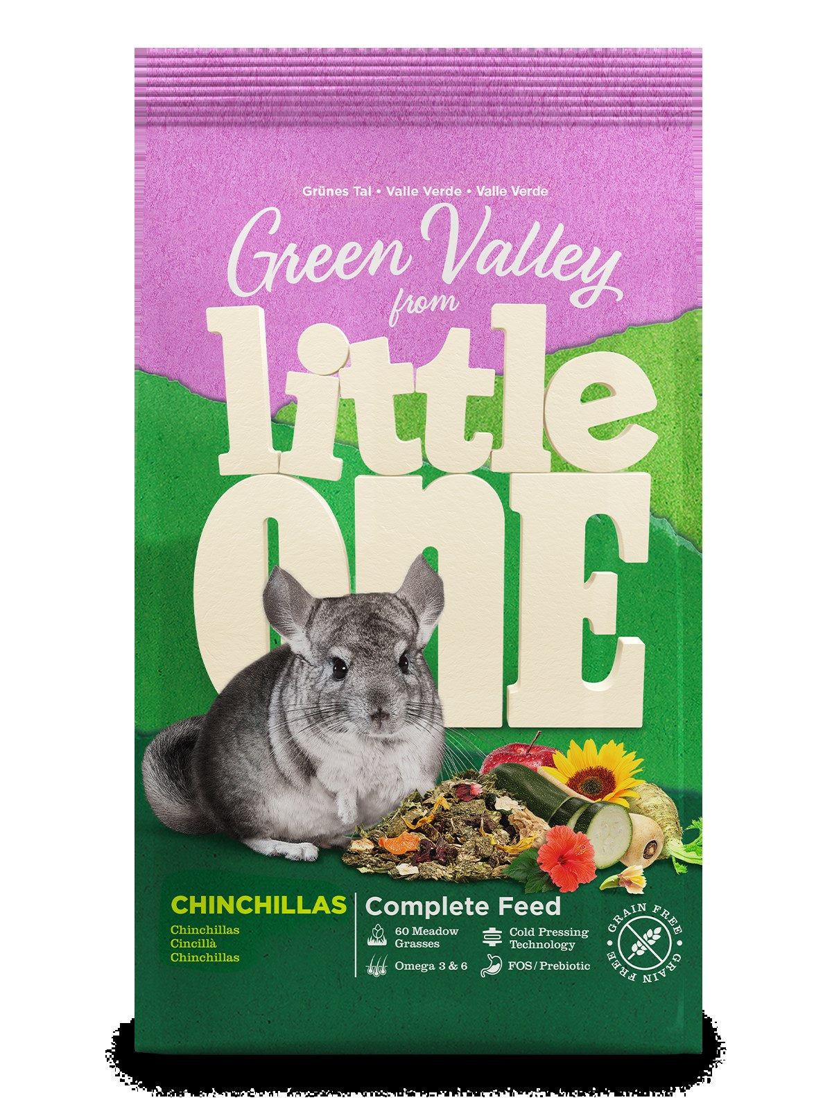 Little One Green Valley Fibrefood for Chinchillas 750g