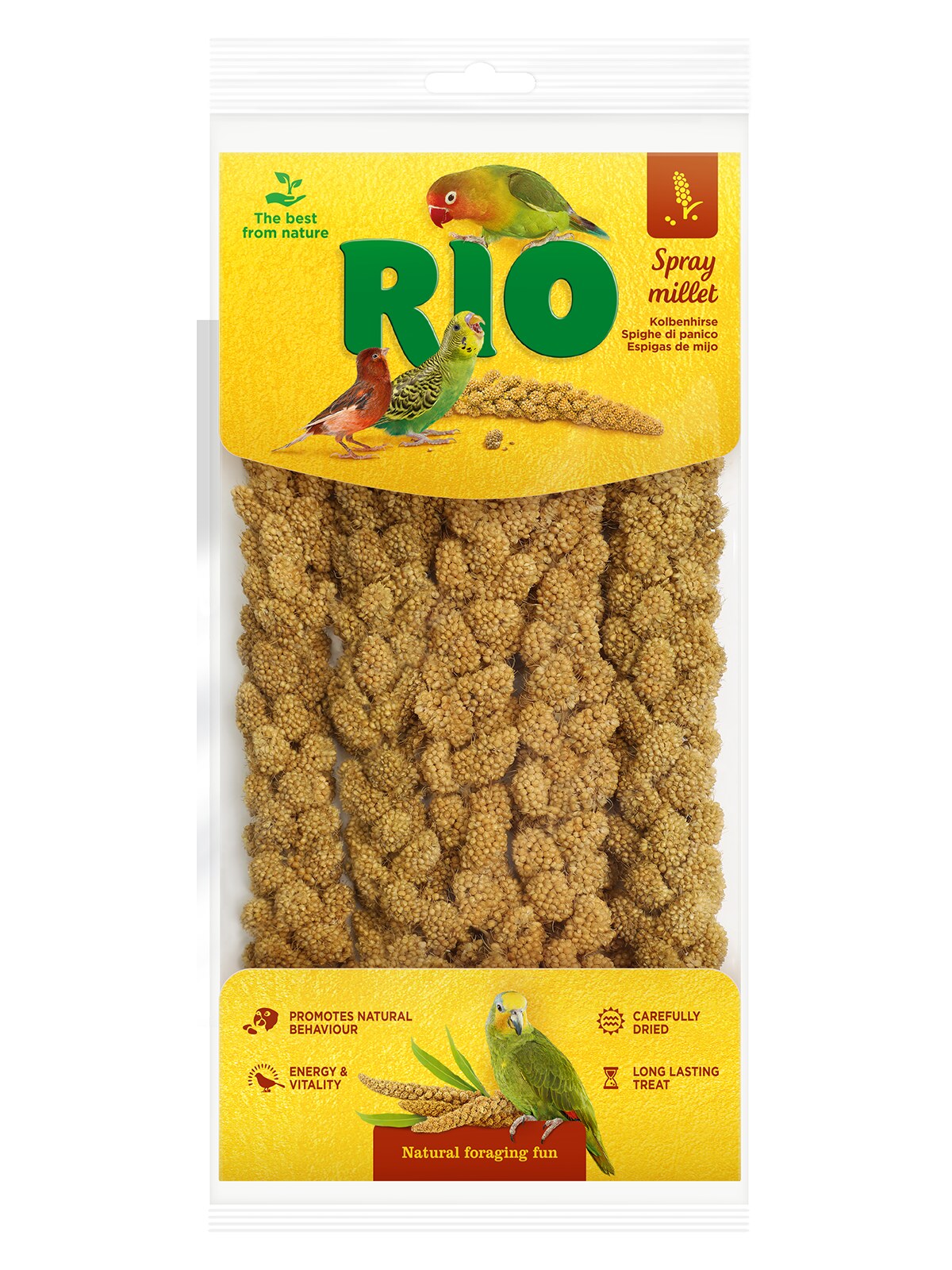 RIO Spray millet natural treat for all birds 100g