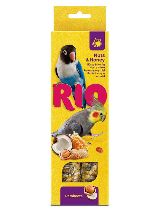 RIO Sticks for Parakeets with honey and nuts 2x75g