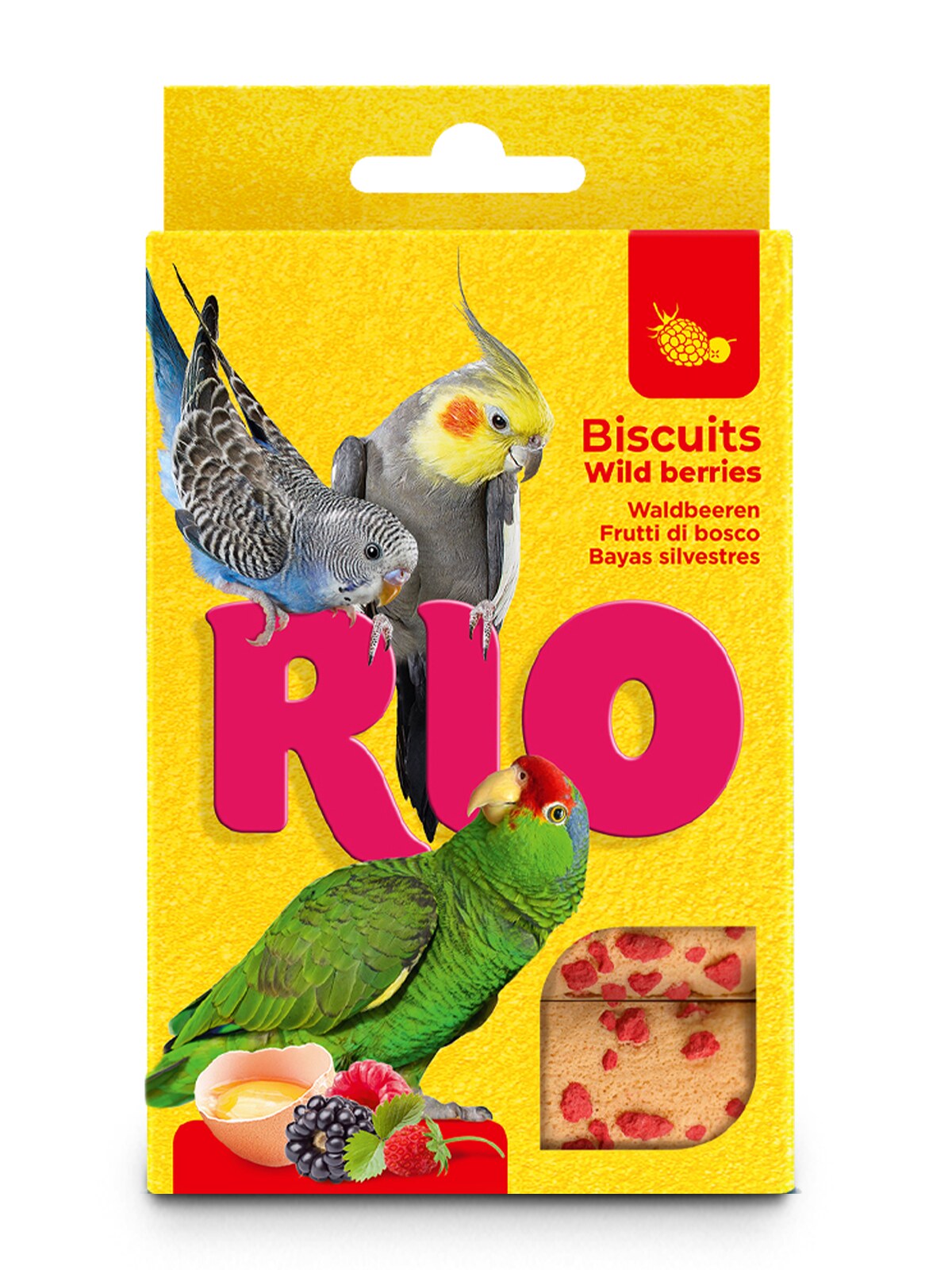 RIO Biscuits for all birds with wild berries 5x7g