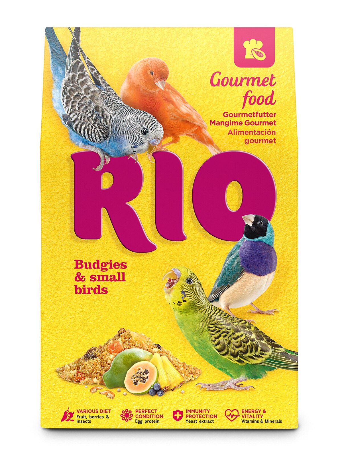 RIO Gourmet food for Budgies and Small Birds 250g