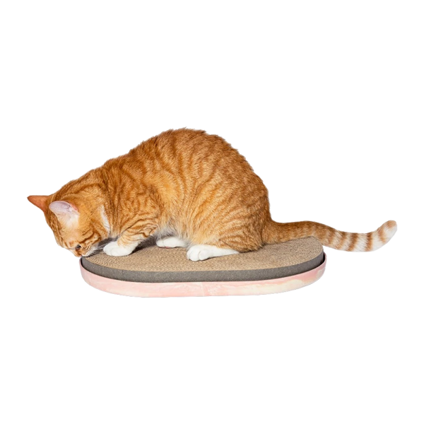 Zee.Cat Light Coral Cat Scratcher