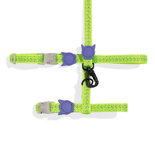 Zee.Cat Nox Lumen Harness & Leash Set