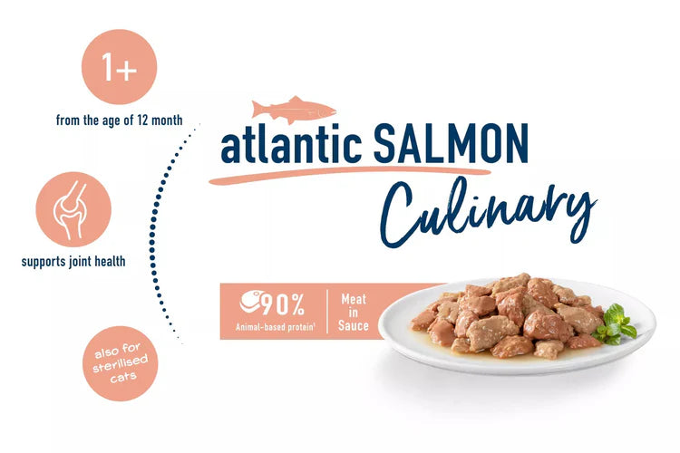 Happy Cat Culinary Atlantic Salmon Meat in Sauce