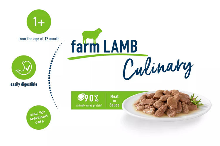 Happy Cat Culinary Farm Lamb Meat in Sauce