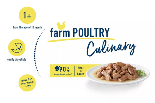 Happy Cat Culinary Farm Poultry Meat in Sauce