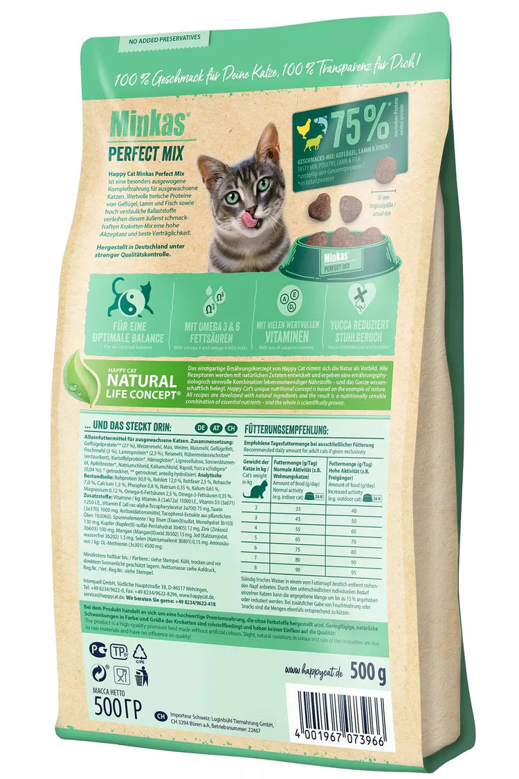 Happy Cat Minkas Perfect Mix - Cat Dry Food