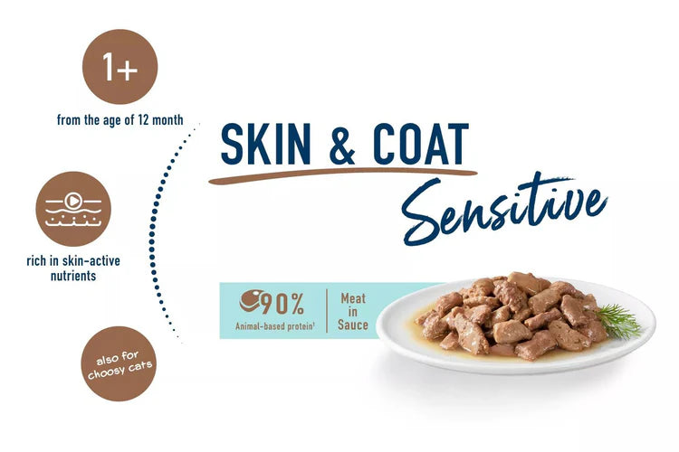 Happy Cat Care skin & coat Meat in Sauce