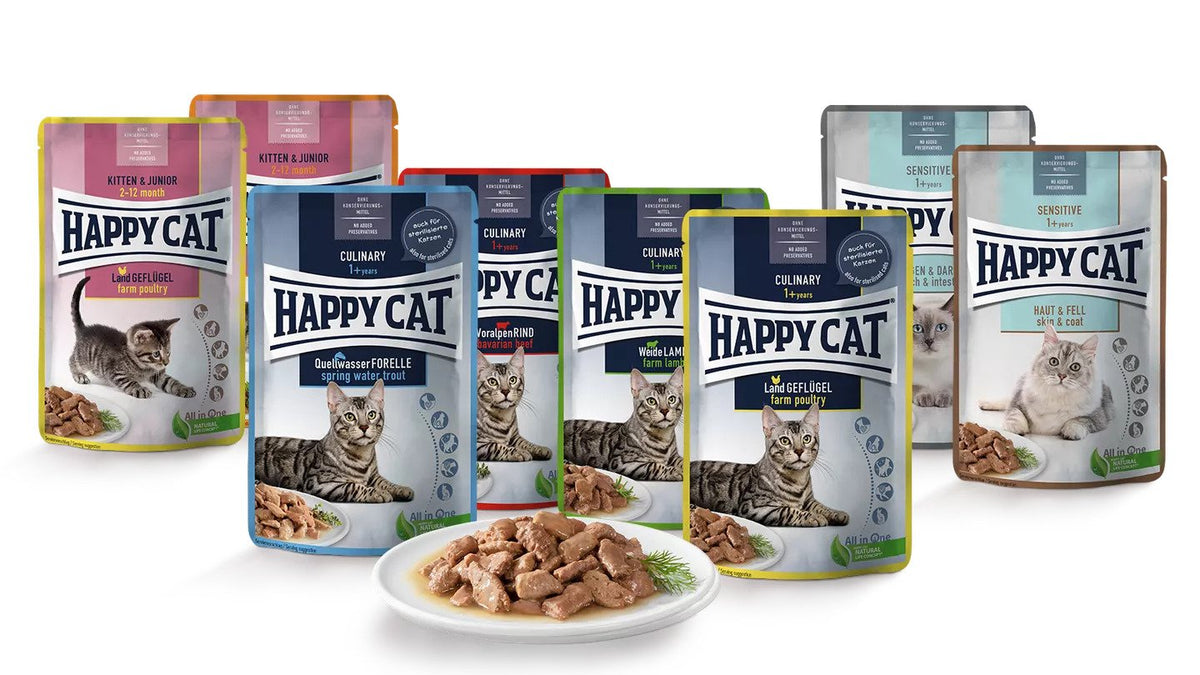 Happy Cat MIS Culinary Kitten & Junior Farm Poultry Wet Cat Food 85g
