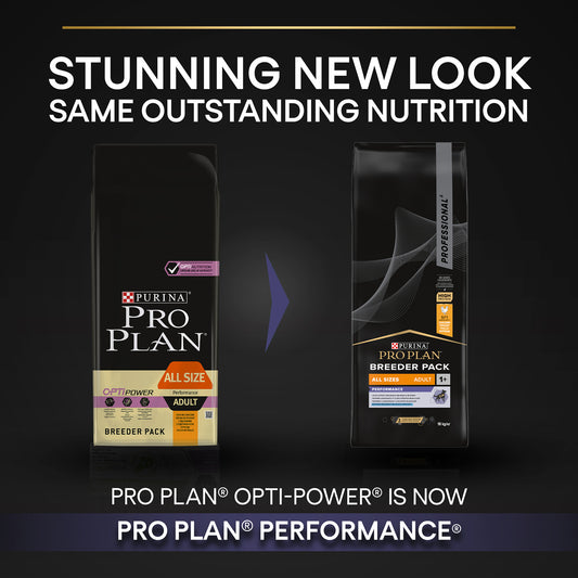 Purina Pro Plan Performance Adult All Size Dry Dog food with Chicken, 18 kg