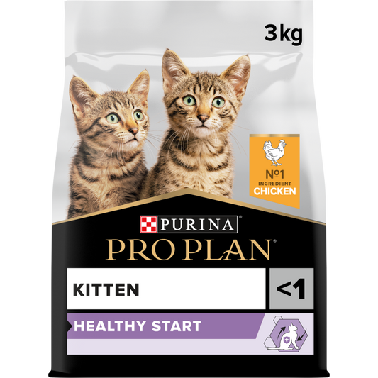 Purina Pro Plan Kitten Healthy Start Dry Cat Food with Chicken, 3 kg