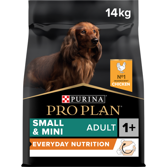 Purina Pro Plan Everyday Nutrition Small and Mini Adult, Dry Dog food with Chicken, 14 kg