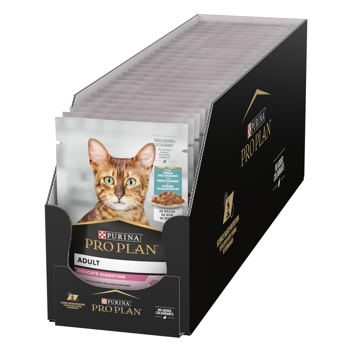 Purina Pro Plan Delicate Wet Cat Food, Oceanfish in Gravy 85g