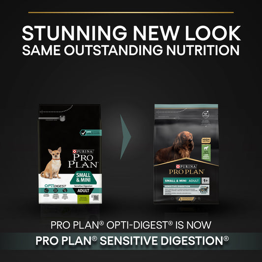 Purina Pro Plan Sensitive Digestion Small and Mini Adult, Dry Dog food with Lamb, 3 kg