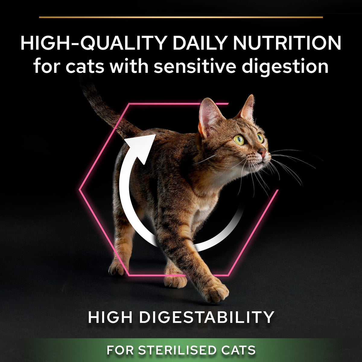 Purina Pro Plan Sterilised Adult Delicate Digestion Dry Cat Food with Chicken, 10 kg