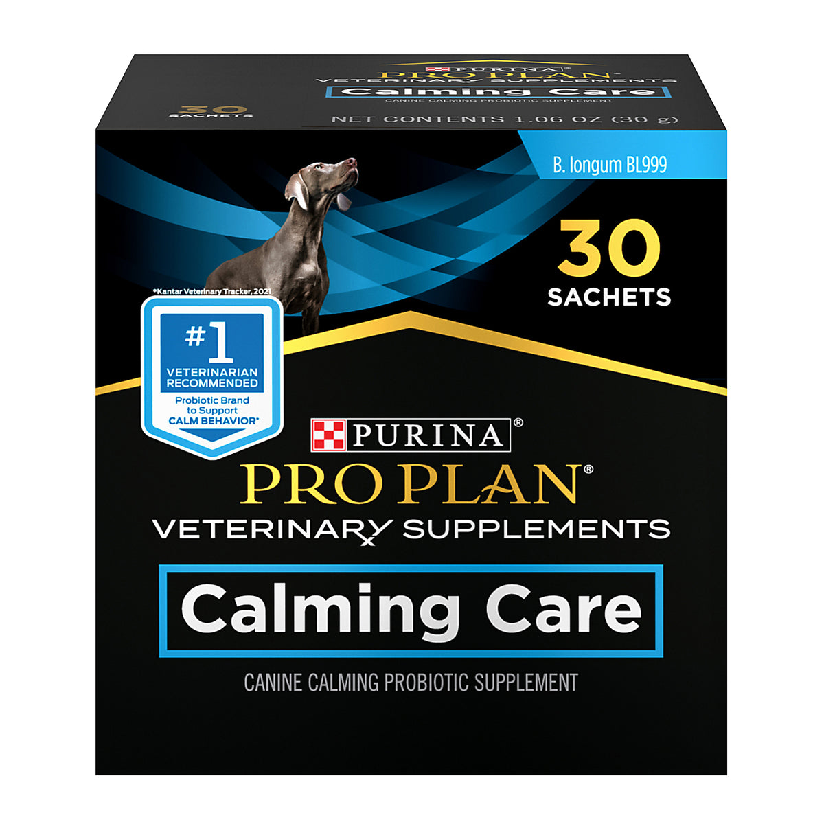 Purina Pro Plan Veterinary Supplements Calming Care - Calming Dog Supplements, 30 sachets x 1 g