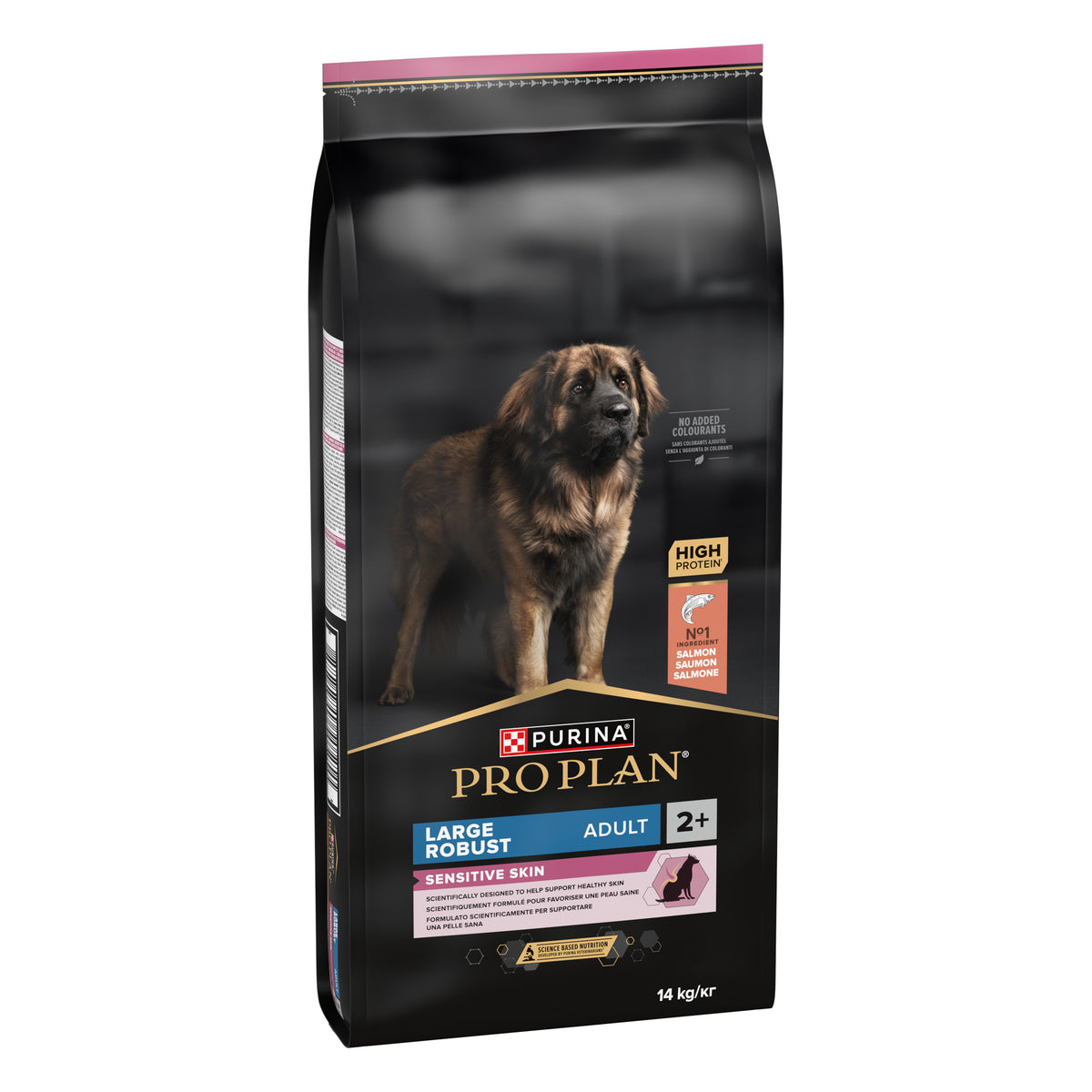 Purina Pro Plan Large Robust Adult Sensitive Skin, Dry Dog food with Salmon, 14 kg
