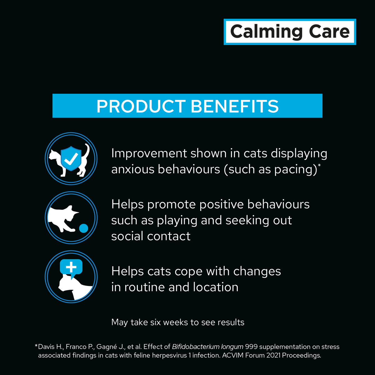 Purina Pro Plan Veterinary Supplements Calming Care Cat Supplements, 30 sachets x 1 g