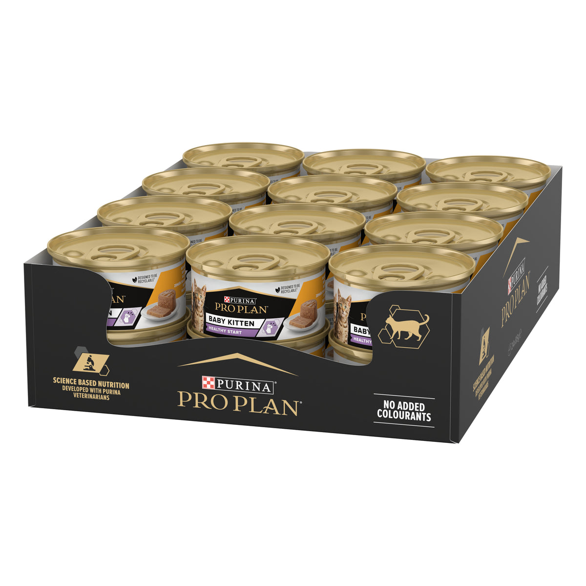 Purina Pro Plan Baby Kitten Mousse Healthy Start, Wet Cat Food, rich in Chicken 85g