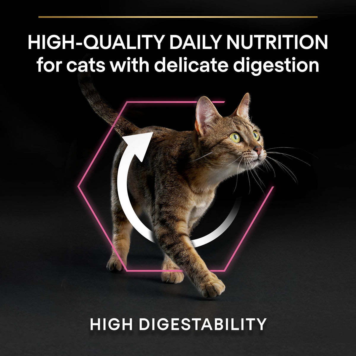 Purina Pro Plan Adult Delicate Digestion, Dry Cat Food with Turkey, 1.5 kg