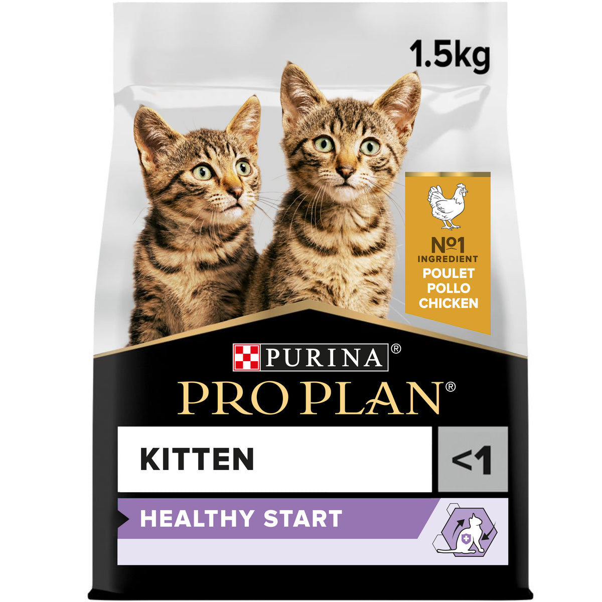 Purina Pro Plan Kitten Healthy Start Dry Cat Food with Chicken, 1.5 kg