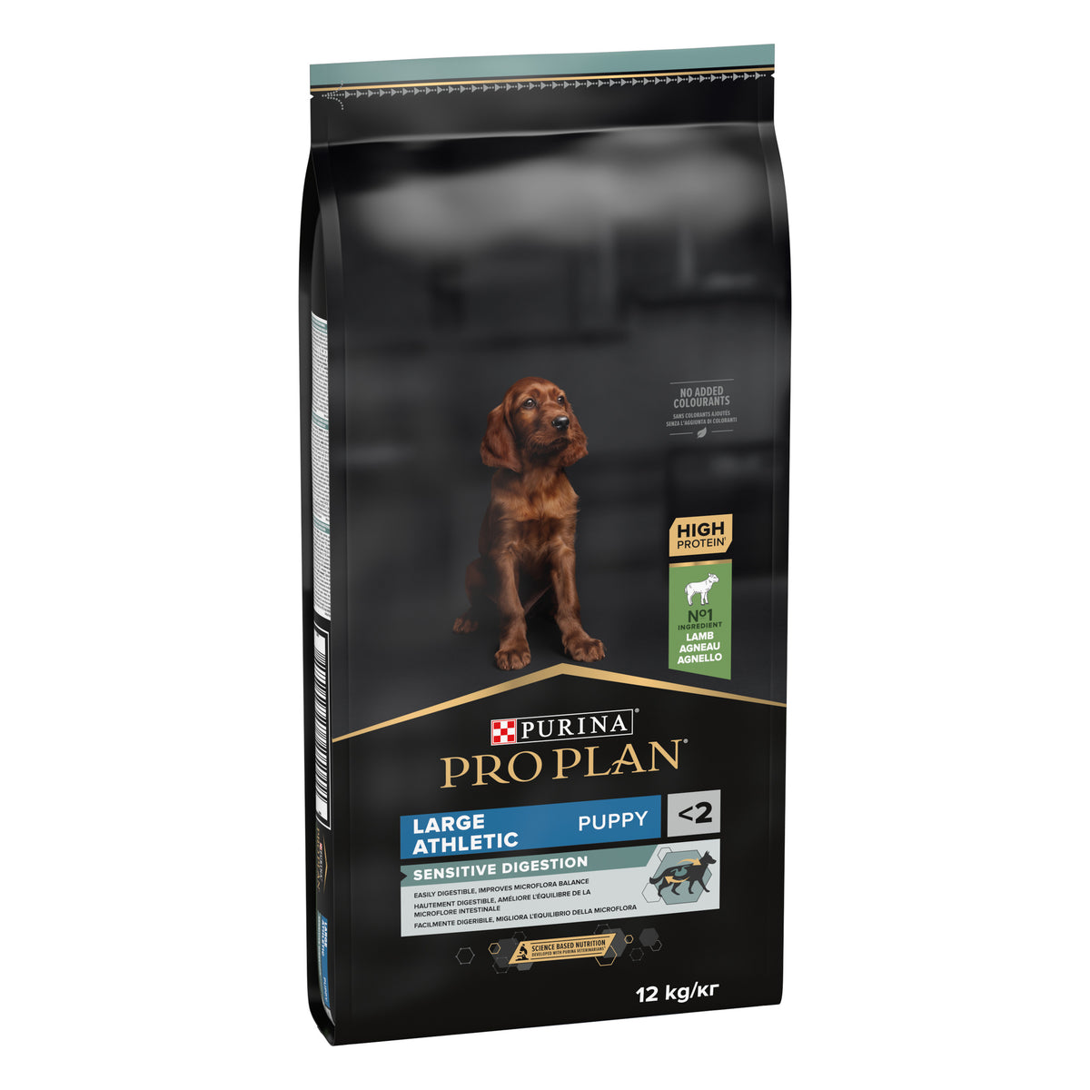 Purina Pro Plan Large Athletic Puppy, Dry Dog Food with Lamb, 12 kg