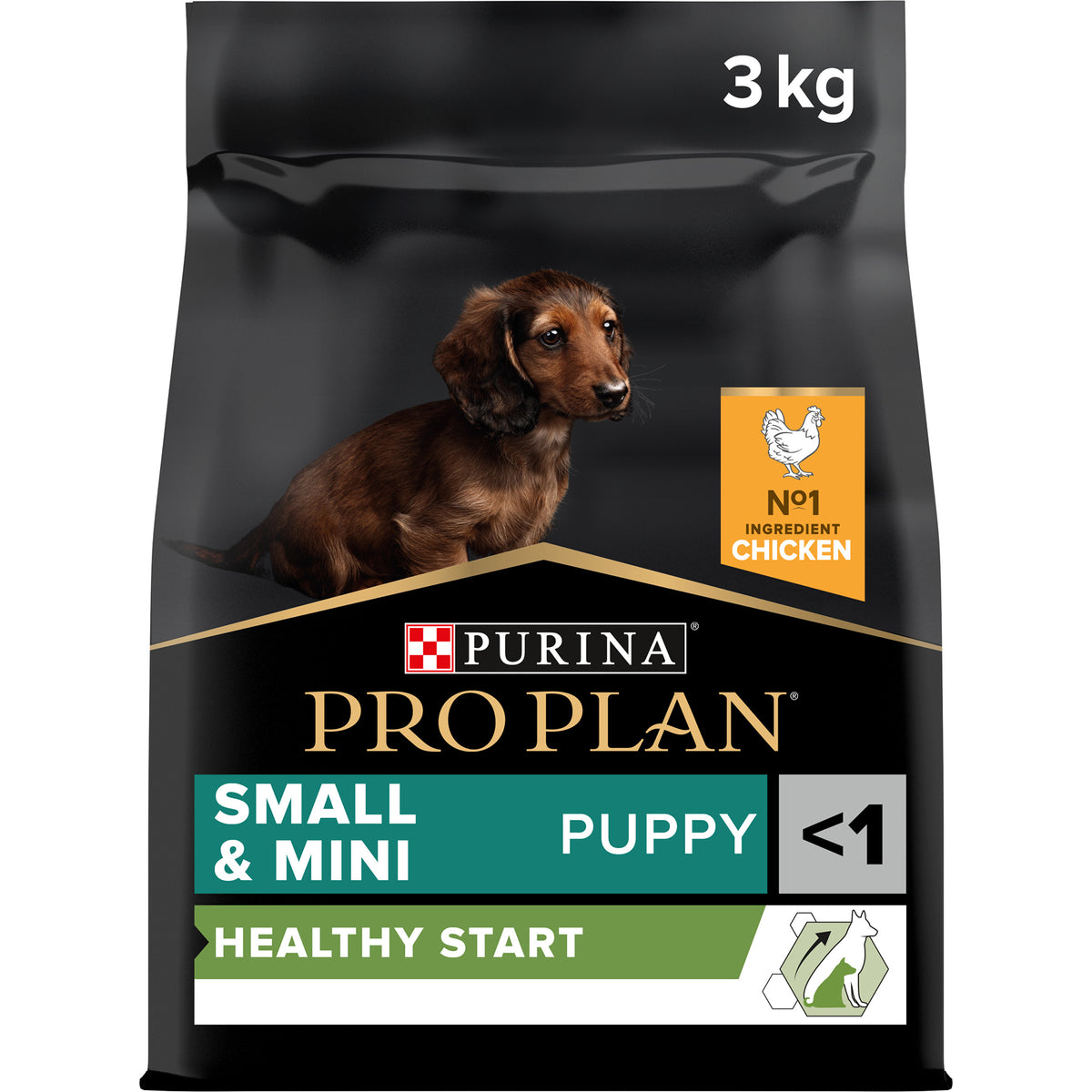 Purina Pro Plan Healthy Start Small and Mini Puppy, Dry Dog food with Chicken, 3 kg