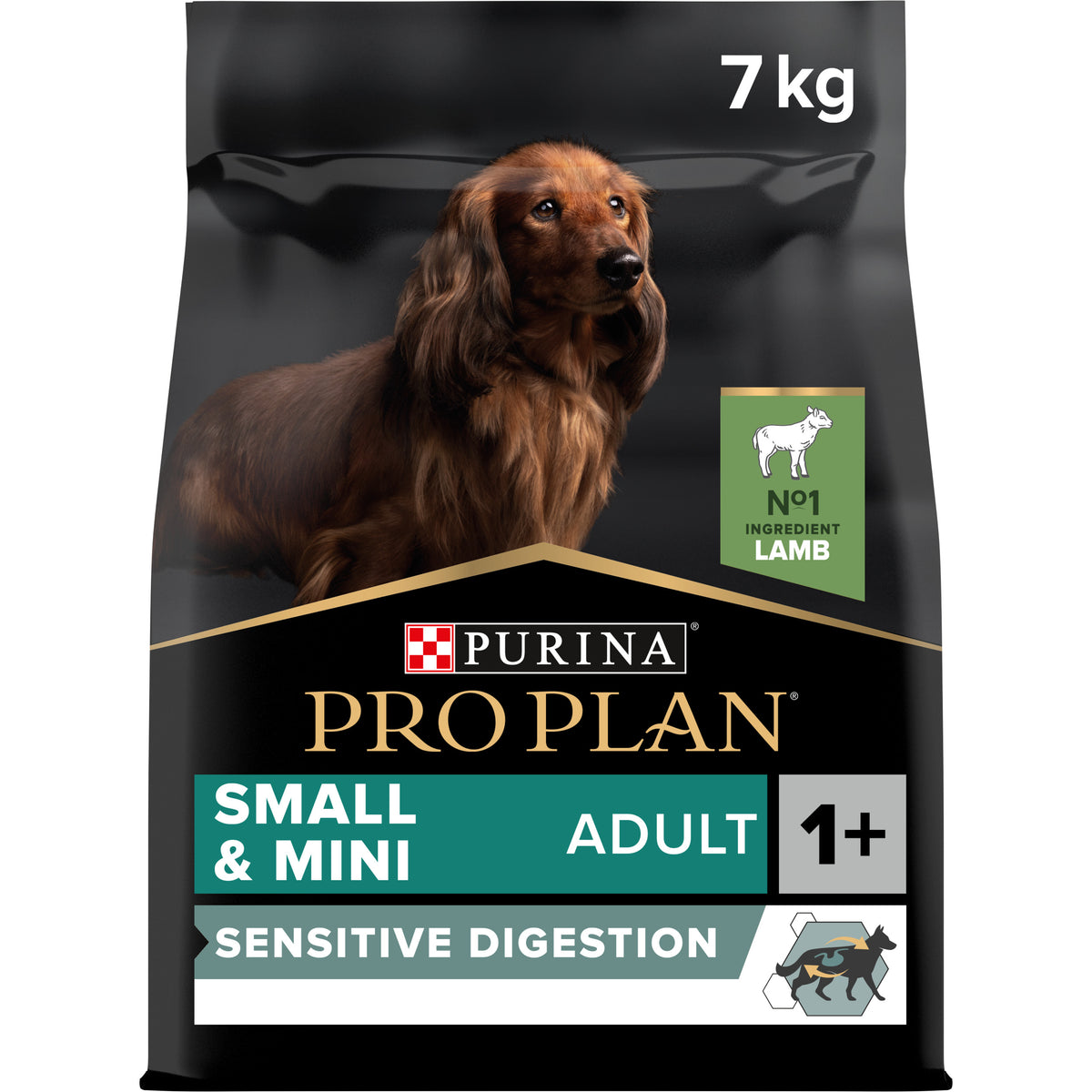 Purina Pro Plan Sensitive Digestion Small and Mini Adult, Dry Dog food with Lamb, 7 kg