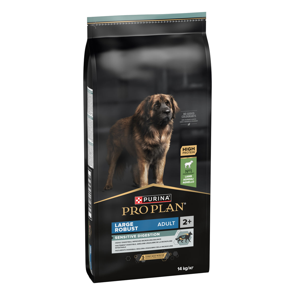 Purina Pro Plan Large Robust Adult Sensitive Digestion, Dry Dog food with Lamb, 14 kg