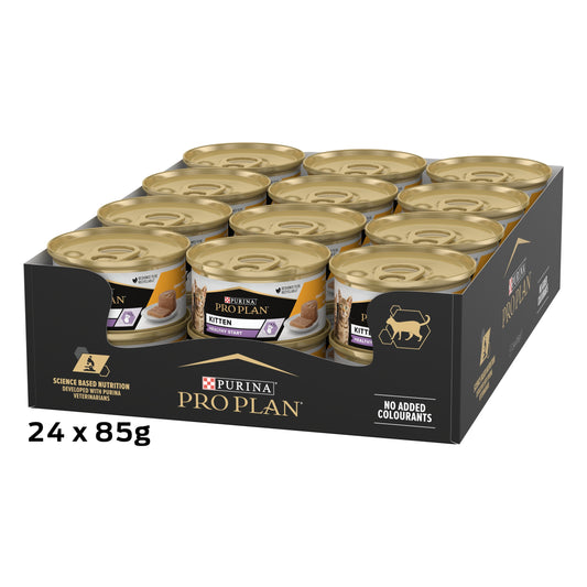 Purina Pro Plan Kitten Healthy Start, Wet Cat Food, Mousse rich in Chicken 85g