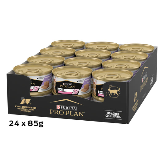 Purina Pro Plan Adult Delicate Digestion, Wet Cat Food, Mousse rich in Turkey 85g