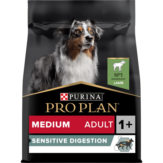 Purina Pro Plan Sensitive Digestion Medium Adult, Dry Dog food with Lamb, 14 kg