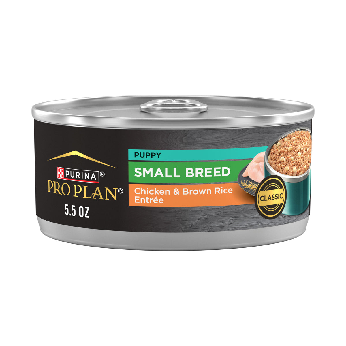 Purina Pro Plan Puppy Small Breed Chicken and Brown Rice Entree Wet Dog Food 156g 156g